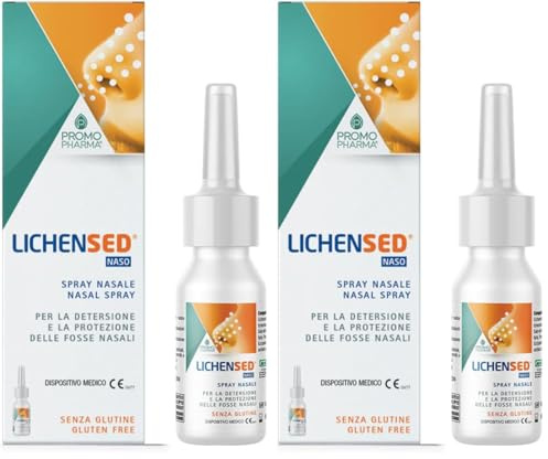 Lichensed Spray Nasale - Spay Decongestionante Naturale con Lichene Islandico - Libera il Naso e Lenisce le Mucose - Per Rinite, e Congestione Nasale - Dispositivo Medico - Spray da 15 ml
