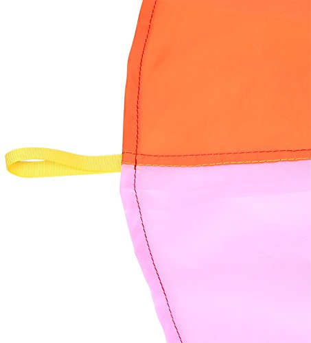 Bewinner Jouet de Parachute de Jeu en Plein Air pour Enfants, 2 M de Diamètre, 8 Poignées, Jeu de Travail d'équipe pour 6 à 8 Enfants, Parachute de Lancement en Tissu Oxford Multicolore pour Les