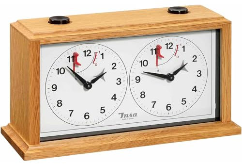 Philos 4682 - Präzisionsschachuhr Insa, mechanisch, im Holzgehäuse