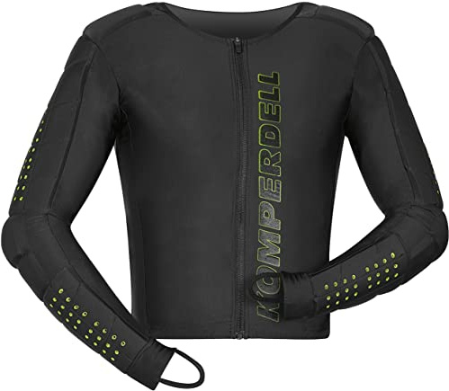 KOMPERDELL Full Protector Shirt Long with Mesh Protection, Erwachsene, Unisex, Schwarz, M