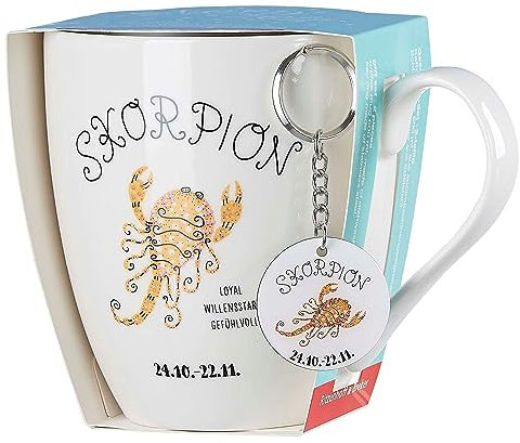 Ritzenhoff & Breker Tasse Jumbo Motif signe du zodiaque Astro 650 ml Scorpion