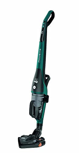 Rowenta Air Force Serenity RH9152 - Aspirador escoba sin cable con hasta 1 hora de autonomía, cabezal de aspiración Delta y cepillo motorizado, tecnología Anti-Ruidos, nivel de ruido 72 dB, Multicolor