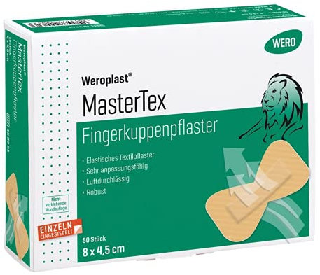 Weroplast MasterTex Fingerkuppenpflaster (50 Stück)