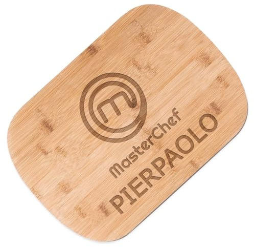 Maverton Tagliere in bambù, incisione personalizzata | Dimensioni 35cm x 25cm, battilardo rettangolare, eco-friendly, pensiero speciale per l’ uomo, regalo di Natale, MasterChef