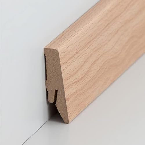 Südbrock 718.5813 | Profilo classico | 18 x 58 x 2500 mm | MDF laminato | faggio | battiscopa moderno | 1 pezzo