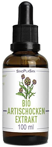 BIO Artischocken-Extrakt | 100 ml | 2160 mg Tagesdosis | vegan | laborgeprüft | hoch dosiert