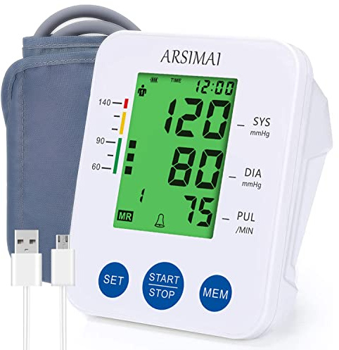 Blood Pressure Monitor Machine for Home Use | Automatic, 8.66''-17.32'' Large BP Cuff, Backlit Screen, 2x99 Readings Memory | Automatic, 8.66''-17.32'' Large BP Cuff, Backlit Screen, 2x99 Readings Memory