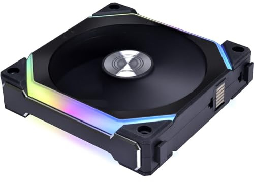 Lian Li UNI FAN SL V2 ARGB PWM Case Fan - Black, 120mm, 6 x 4.72 x 1.1, Desktop, 12V, 2.04W, 1500 RPM, 25dB, Aluminium