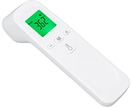 Non Contact Thermometer Smart Temperature Gun White Electric Digital Touchless Infrared Forehead Thermometer