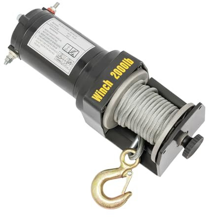 Treuil électrique 12 V 900 kg Treuil électrique étanche IP67 pour remorque