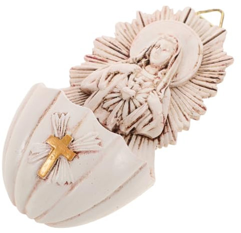 Alipis Decorazione Da Parete Cattolica Acquasantiera Decorazioni Cattoliche Acquasantiera in Resina Acquasantiera Per La Comunione Domestica