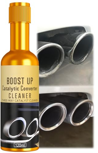 Maggikey Petrol System Cleaner, 120ml Boost Up Catalytic Converter Cleaner - Fuel System & Auto Parts Engine Exhaust Oil - Gasoline Car Carbon Deposit Removal