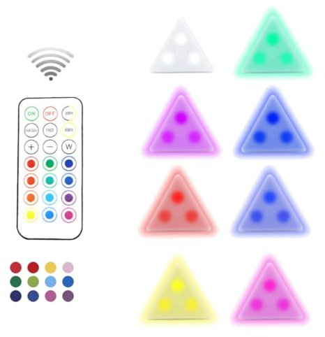 Artibetter Touch Sensor Bienenwaben Nachtlampe Rgb Farbwechsel Dekorative Led Leuchte Mit Fernbedienung Und 6 Leds Für Schlafzimmer Und Wohnraum