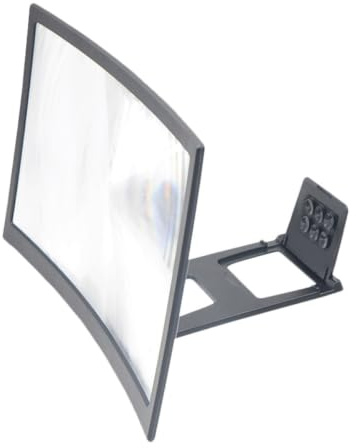 Chicampera 1 pieza amplificador de pantalla curvada para teléfono inteligente ampliador de teléfono móvil soporte de lupa de ojos fácil de llevar para personas mayores