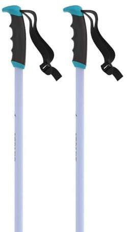 Atomic REDSTER X Bastoni da Sci, Misura 135, con Manico ergonomico e Piatto da 60 mm, robusti Poli da Sci in Alluminio di Alta qualità, con Passante Regolabile