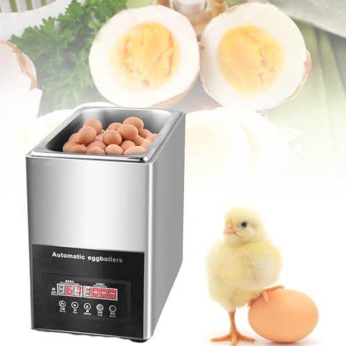ASerZenith Cocedor De Huevos Hot Spring, 800 W, 9 L, Gran Capacidad, Inteligente, para 50 Huevos, Eléctrico