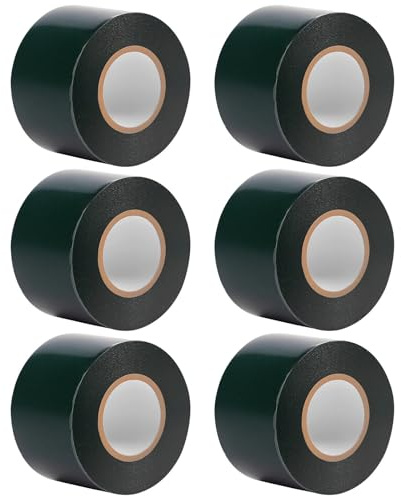 QAUUCP Artificial Grass Seaming Tape 6 Rolls Artificial Turf Tape Double Sided Adhesive Grass Seam Tape Garden Carpet Lawn Repair Connecting Fixed