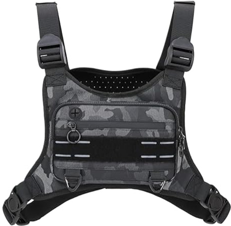 Bolsa Pechera Hombre | Deportiva Chaleco para Correr,Bolso Impermeable Ajustable Portátil para Teléfono para Correr Ciclismo Viaje Senderismo Trabajo