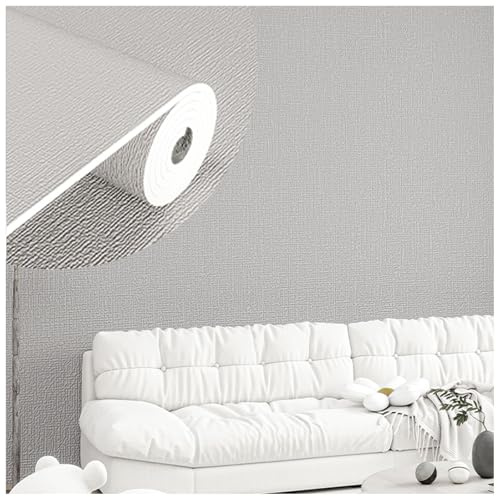 APMOE Rouleau Isolant Thermique Papier Peint - Adhésif Mural Revetement Imperméable/L'humidité, Autocollant Coussin Mural Antibruit Résistant pour D'intérieur Décoration(Gris,50cmW*2.8mH)