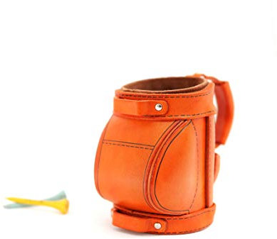 Genuine leather glasses stand golf bag [handmade made in Japan, new, craftsman] [VANCA] (japan import) by Craft Co., Banca