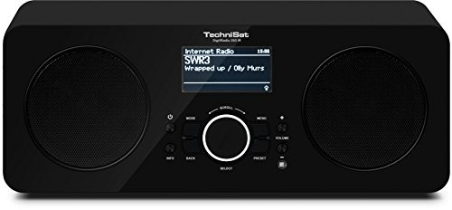 TechniSat DigitRadio 350 IR - Netzwerkfähiges Stereo-Digitalradio zum Empfang von DAB+, UKW und Internetradio schwarz