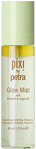Pixi Beauty Glow Mist | Spray Idratante Illuminante | Rinfresca e Fissa il Trucco | Con 21 Oli Naturali per una Pelle Radiosa | 80 ml / 2,7 fl oz