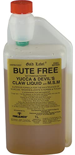 Gold label Bute Free Gold Horse Joint Supplement, 1 Litre