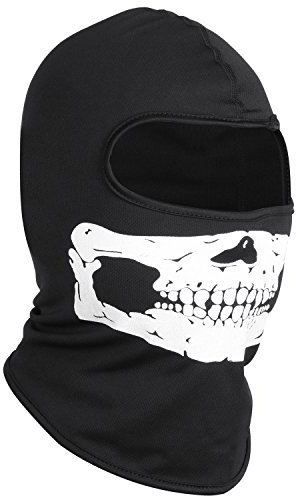 TRIXES Balaclava Totenkopf Schädel Sturmhaube für Ski Motorrad Sport Kostüme