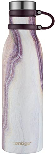 Contigo Matterhorn Water bottle with Thermalock insulation, BPA-free stainless steel bottle with screw cap, leak-proof drinking bottle, keeps beverages up to 24h cold / up to 10h hot, 590 ml