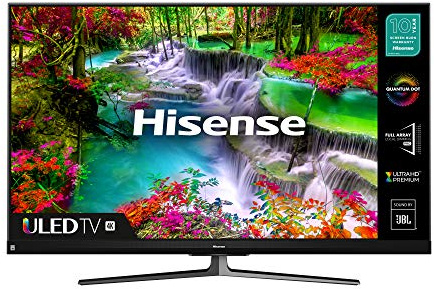 HISENSE 65U8QFTUK Quantum Series 1000-nit 65-inch 4K UHD HDR Smart TV with Freeview play, and Alexa Built-in (2020 series), Operating System VIDAA