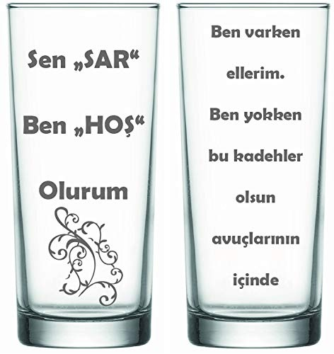 Raki Gläser mit Gravur Glas Raki Bardagi Bardak Rakigläser Sarhos