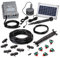 esotec Solar Bewässerungssystem WaterSprinkle Professional, Sprinklersystem, 6 Sprinkler, Sprinkleranlage, Gartensprinkler, automatische Pflanzenbewässerung, Hochbeet, Gewächshaus, Garten, 101121