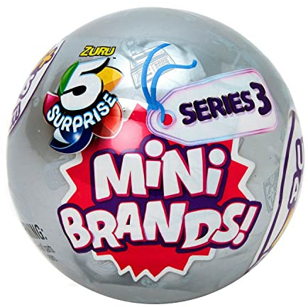5 Surprise Mini Brands Mystery Capsule Echtes Miniatur-Sammlerstück, 1 Stück