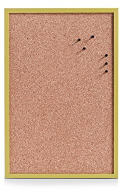 Zeller 70135 Pinboard, Kork/Kiefer grün, ca. 40 x 59 cm, Pinnwand, Büro, Kinderzimmer