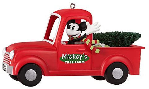 Hallmark Keepsake Weihnachtsschmuck 2023, Disney Mickey Mouse Mickey's Tree Farm 2023, Geschenke für Disney Fans