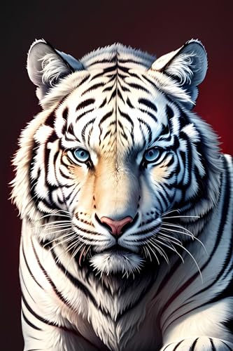 Diamond Painting Tier Tiger DIY 5D Diamant Painting Bilder 80x120 cm Full Drill Mosaik Bastelset Kinder Malen Nach Zahlen Erwachsene Große Diamant Malerei Crystal Art for Home Wall Decor Gifts j 56