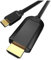 PRENDELUZ Cavo convertitore nero USB Type-C maschio - HDMI maschio, 1,5 metri