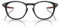 Oakley Herren Ox8105f Pitchman R Low Bridge Fit Runde verschreibungspflichtige Brillenrahmen, Satin-Schwarz/Rot/Demo-Gläser, 52 mm