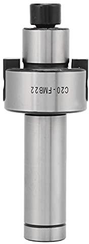Baxnore C20-FMB22 Portaherramientas para fresadora, Mango de conexión para fresado frontal de acero con alto contenido de carbono, Portaherramientas para fresadora frontal