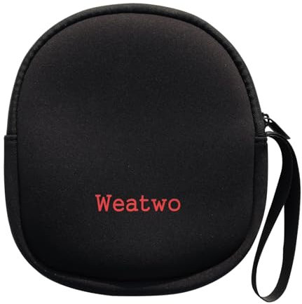 Weatwo Sac de Protection Portable, Universel, Housse de Protection, Rangement de Transport de Voyage, Étui Housse pour Sony JBL Marshall Soundcore et Autres Marques, 21cm x 20cmx 3cm, Noir