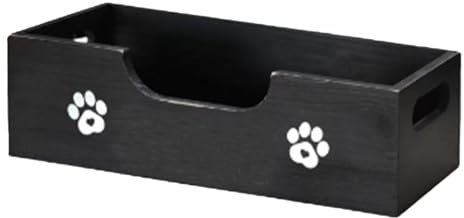 Pet Food Organizer - Pet Treat Storage Organizer, Pet Supply Storage | Wood Dog Treat Holder Organizer, Stackable Pet Food Holder, Dog Treat Container For Countertops, Kitchen, Living Room
