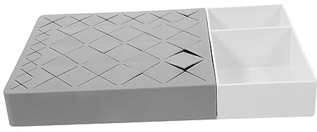 VICASKY Silicone Lipstick Storage Rack Makeup Organizer Lipstick Display Stand Abs Material Cosmetics Organiser