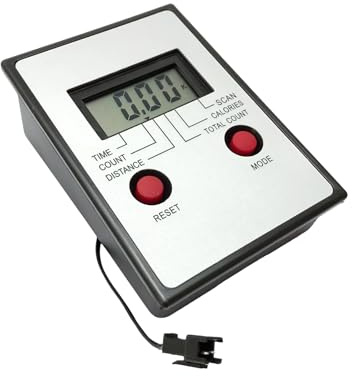 Monitor per bici fisse con cardiofrequenzimetro e misurazione delle calorie, per casa, palestra, attività all'aperto, fitness monitor