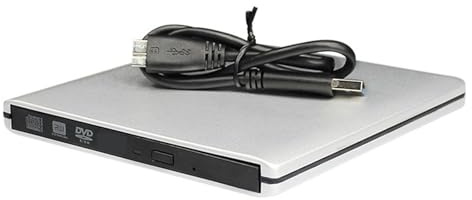 Lecteur Combiné Blu-Ray Portable Externe USB 3.0, Graveur De CD DVD, Régraveur Facile à Utiliser