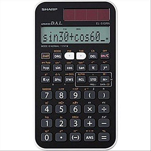 Sharp EL 510rnb Wissenschaftlicher Taschenrechner, schwarz