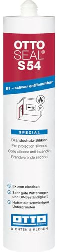 OTTOSEAL S 54 Brandschutz-Silikon B1 310 ml Kartusche C04 schwarz