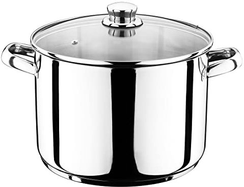 TheKitchenette – Olla XXL de acero inoxidable de calidad profesional, 10 L
