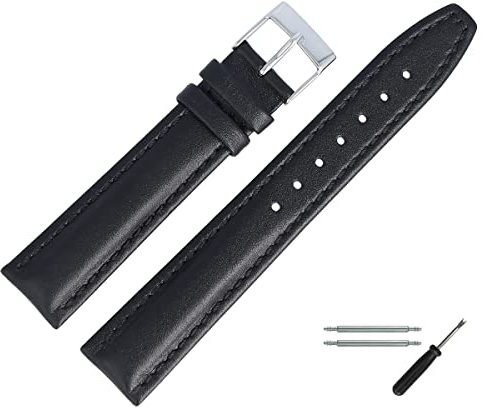 MARBURGER Uhrenarmband 18mm Leder - Werkzeug Montage Set 28918