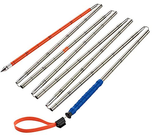 Ortovox Erwachsene Sonde 320 Plus PFA, Steel/Silver, 320 cm, 2250100001-893