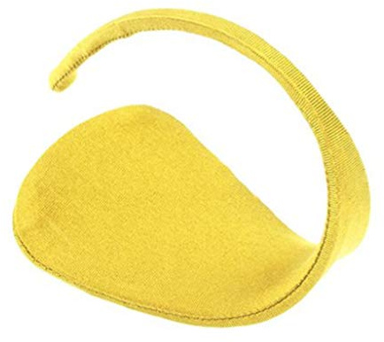 Haptian - Braguitas invisibles para mujer, diseño de leopardo, color liso, C-String (Amarillo-1 pieza)